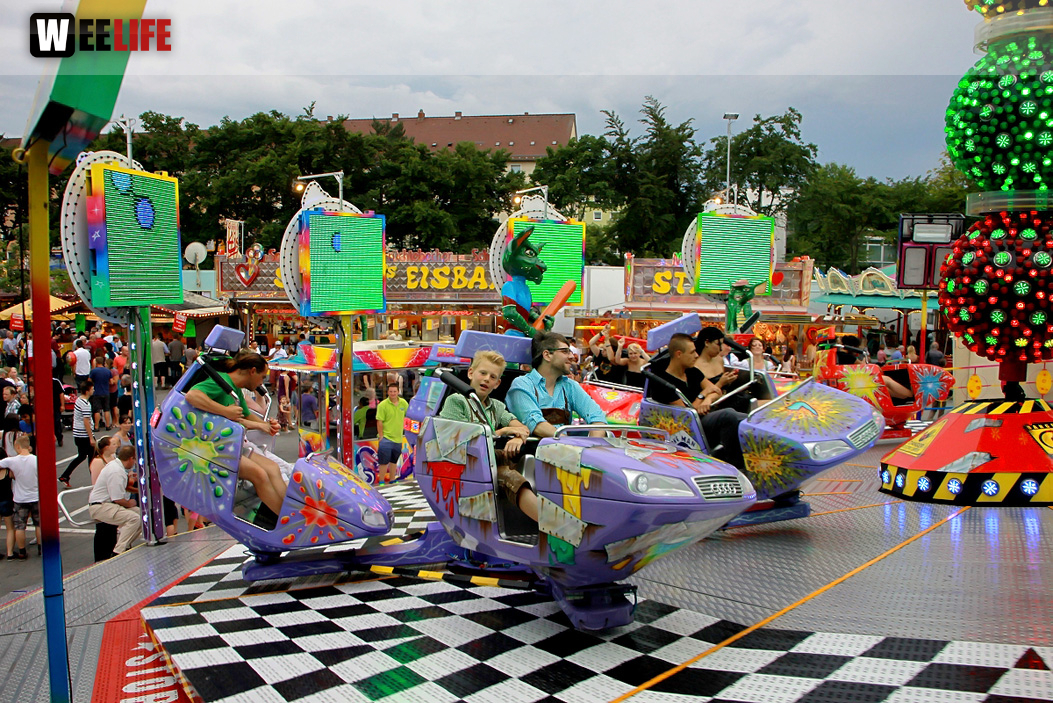 Hofer Volksfest 2014 Nachmittag Festbetrieb