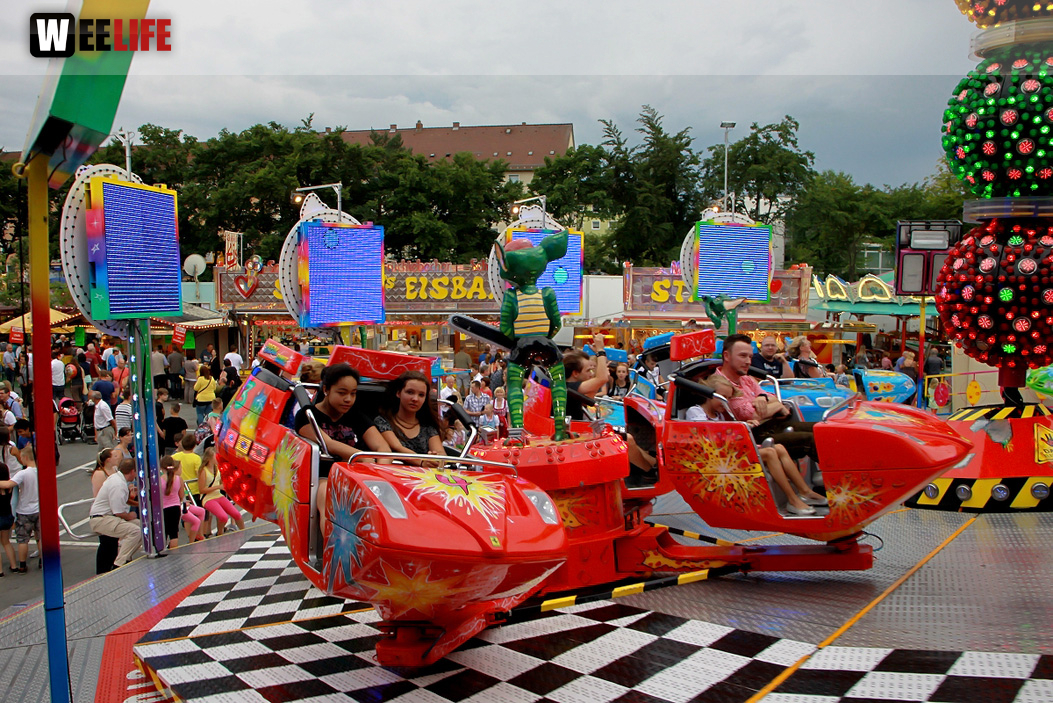 Hofer Volksfest 2014 Nachmittag Festbetrieb