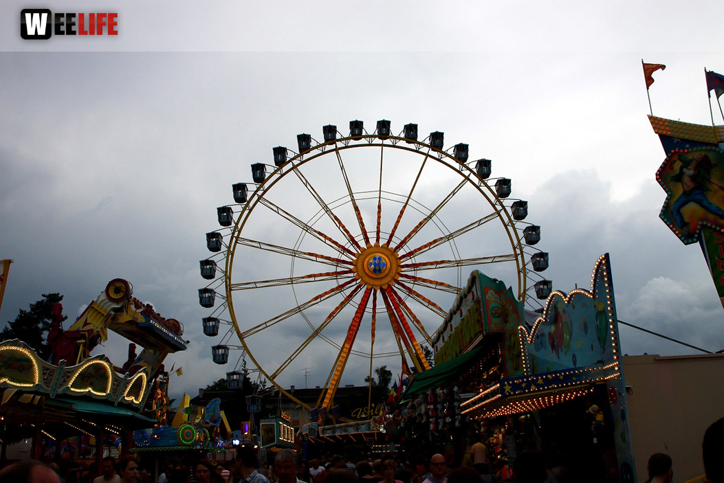 Hofer Volksfest 2014 Nachmittag Festbetrieb
