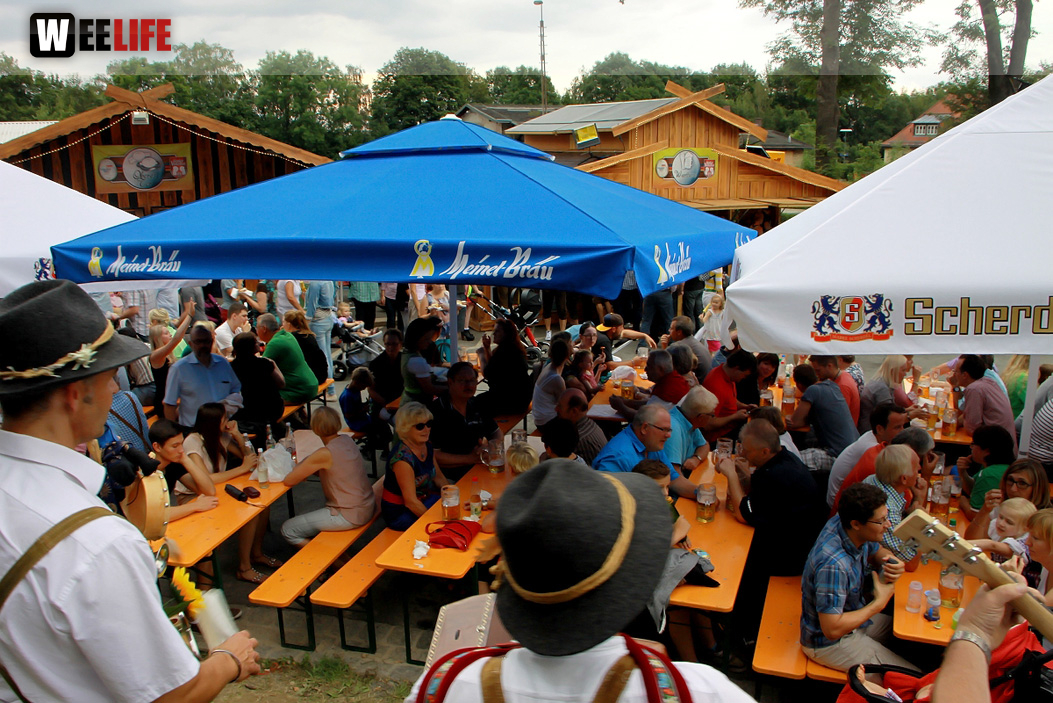 Hofer Volksfest 2014 Nachmittag Festbetrieb