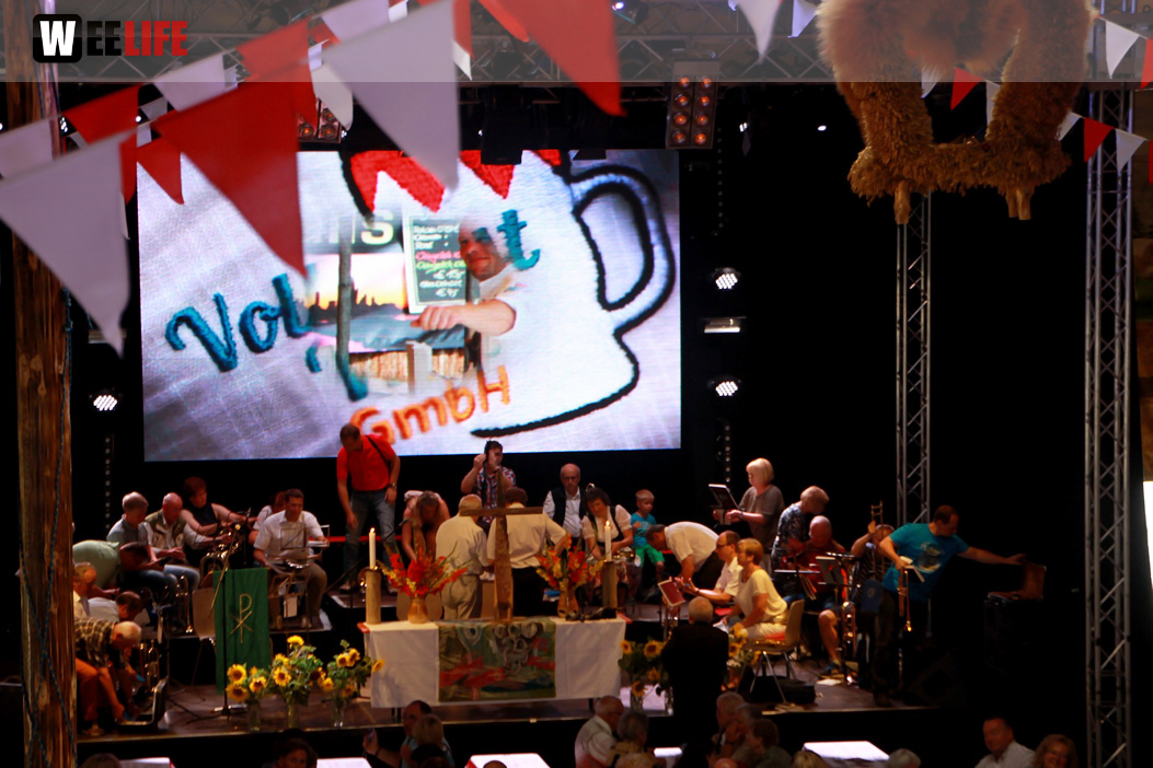 Hofer Volksfest 2014 ökumenischer Gottesdienst
