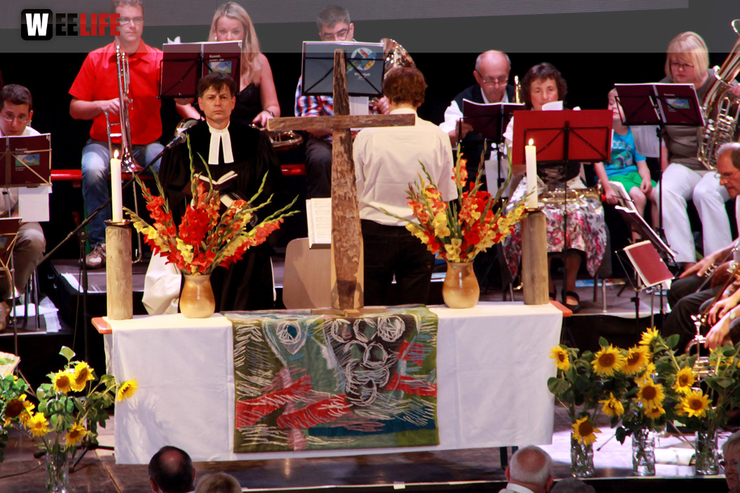 Hofer Volksfest 2014 ökumenischer Gottesdienst