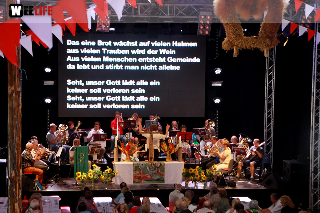Hofer Volksfest 2014 ökumenischer Gottesdienst