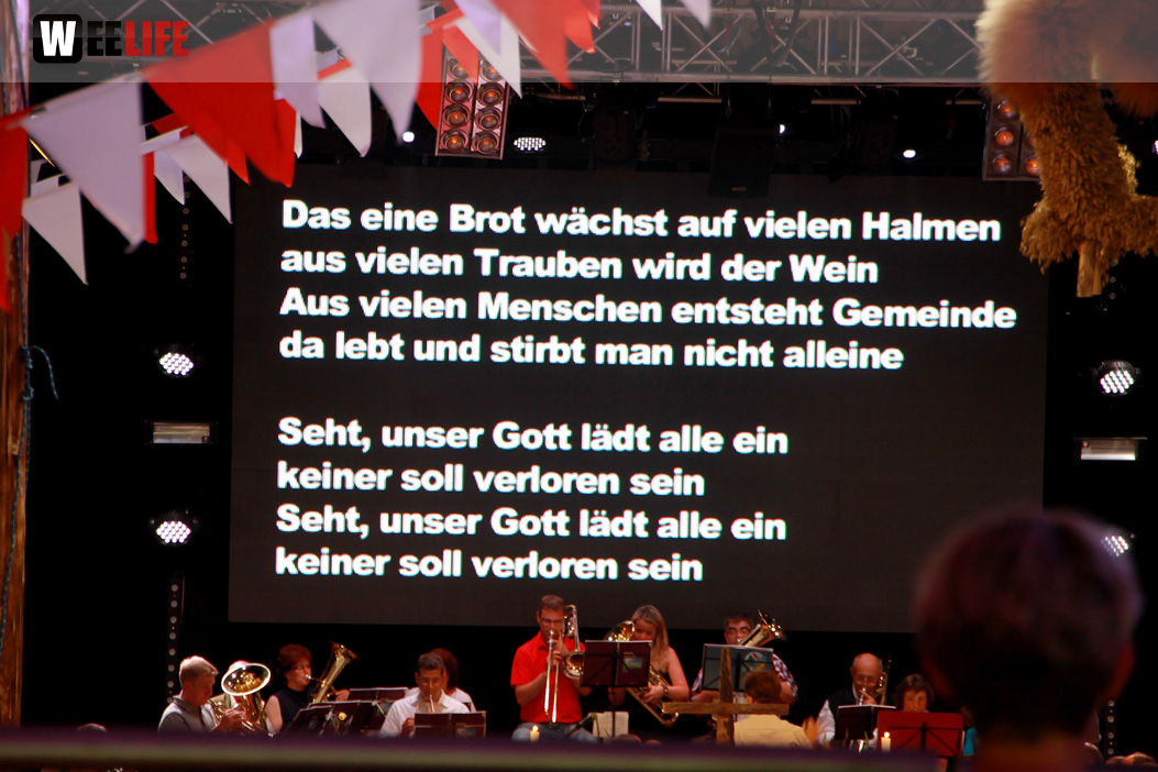Hofer Volksfest 2014 ökumenischer Gottesdienst
