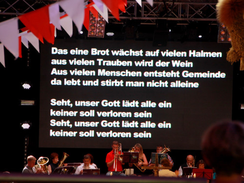 Hofer Volksfest 2014 ökumenischer Gottesdienst – Foto 18