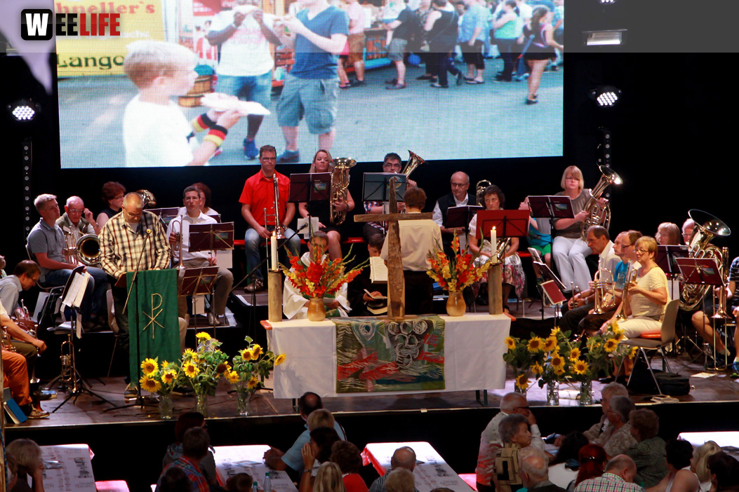 Hofer Volksfest 2014 ökumenischer Gottesdienst