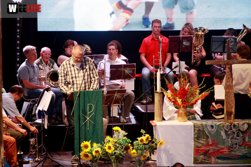 Hofer Volksfest 2014 ökumenischer Gottesdienst