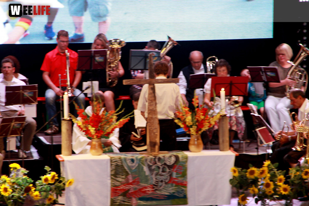 Hofer Volksfest 2014 ökumenischer Gottesdienst