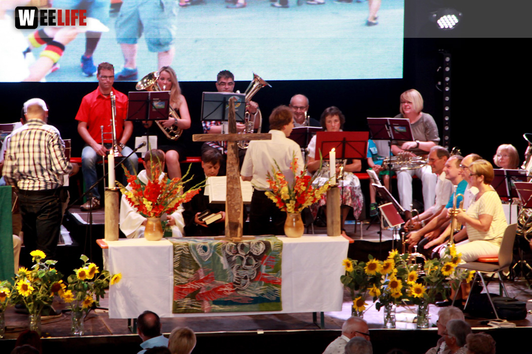 Hofer Volksfest 2014 ökumenischer Gottesdienst