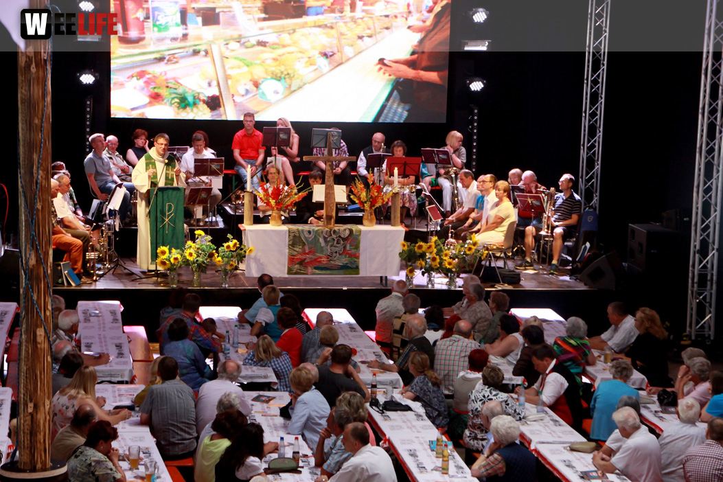 Hofer Volksfest 2014 ökumenischer Gottesdienst