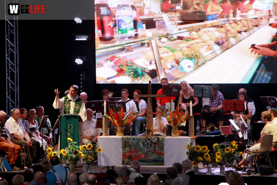 Hofer Volksfest 2014 ökumenischer Gottesdienst