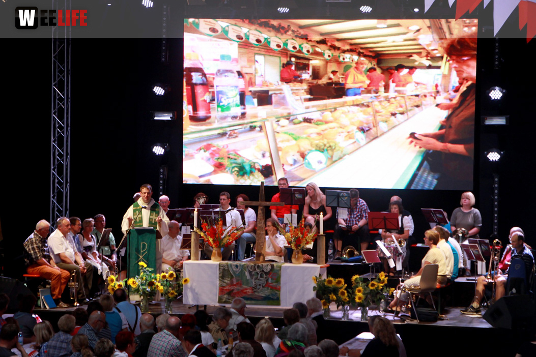 Hofer Volksfest 2014 ökumenischer Gottesdienst