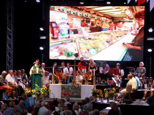 Hofer Volksfest 2014 ökumenischer Gottesdienst – Foto 39