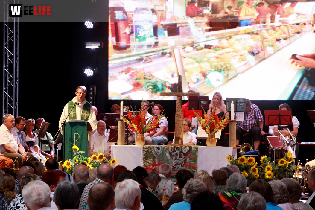 Hofer Volksfest 2014 ökumenischer Gottesdienst
