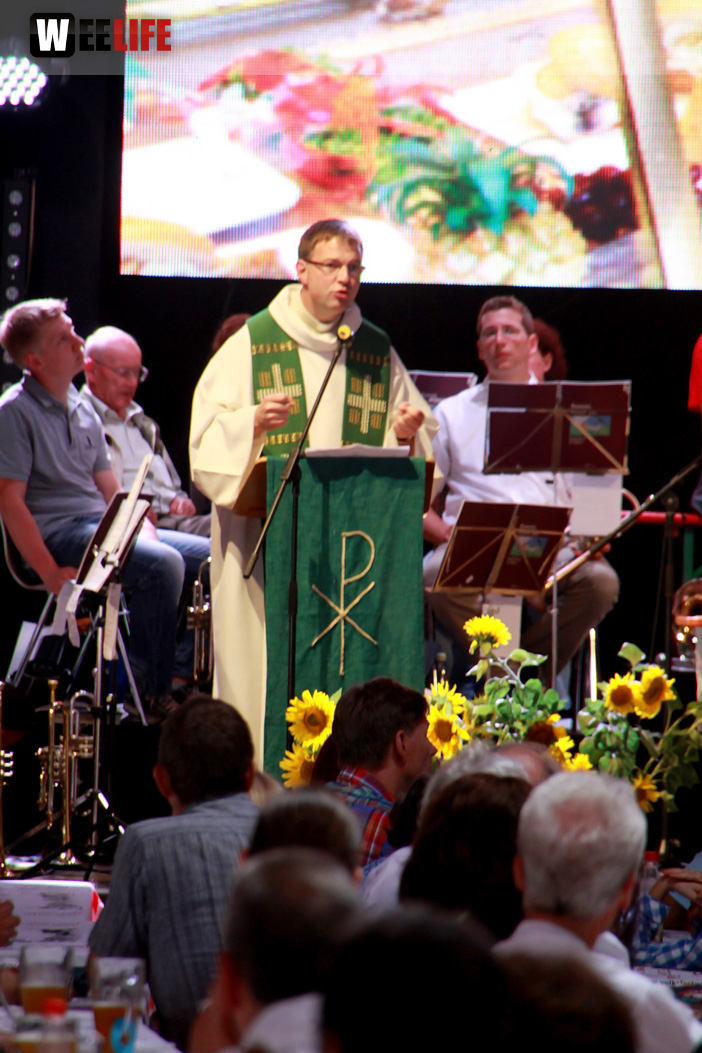 Hofer Volksfest 2014 ökumenischer Gottesdienst