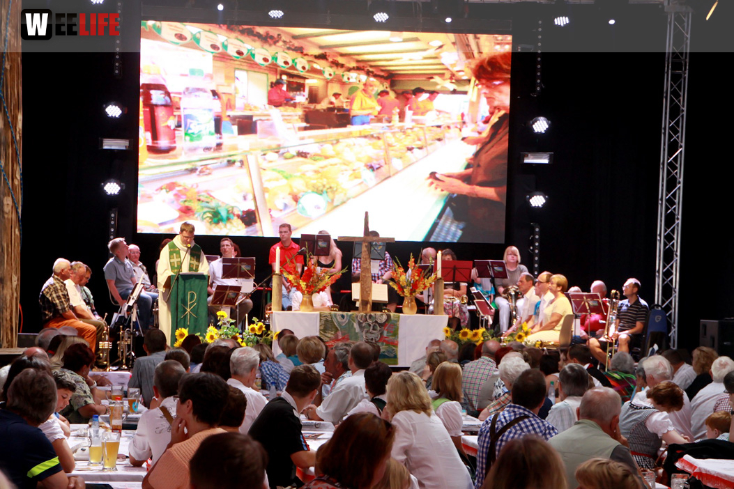 Hofer Volksfest 2014 ökumenischer Gottesdienst