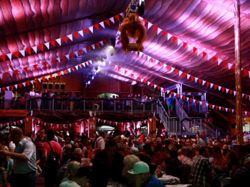 Hofer Volksfest 2014 Abends mit den Stieflziacha – Foto 3