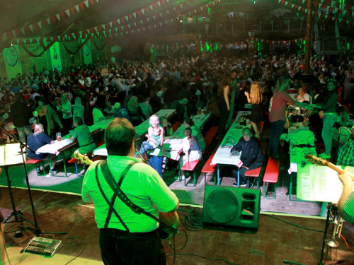 Hofer Volksfest 2014 Abends mit den Stieflziacha – Foto 12