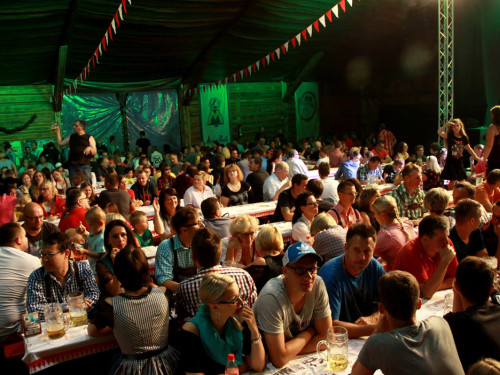 Hofer Volksfest 2014 Abends mit den Stieflziacha – Foto 18