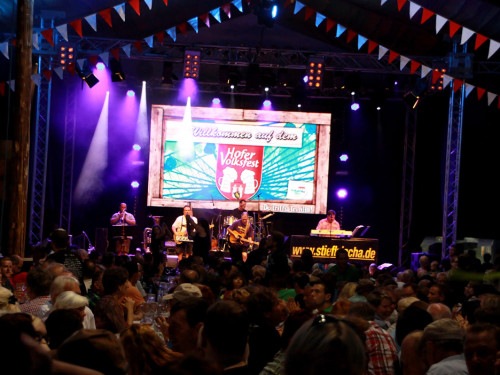 Hofer Volksfest 2014 Abends mit den Stieflziacha – Foto 20