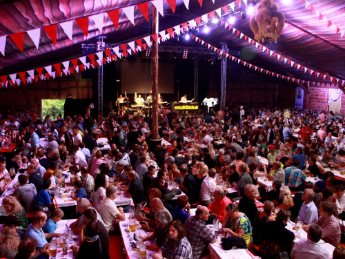 Hofer Volksfest 2014 Abends mit den Stieflziacha – Foto 23