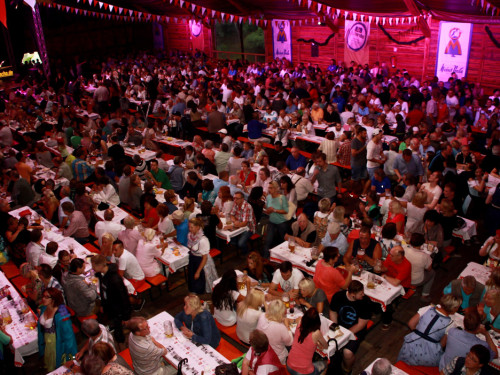 Hofer Volksfest 2014 Abends mit den Stieflziacha – Foto 26
