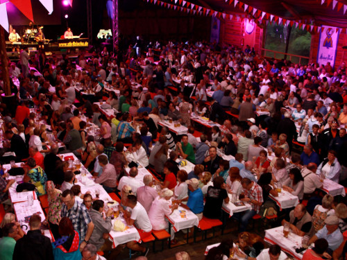 Hofer Volksfest 2014 Abends mit den Stieflziacha – Foto 27