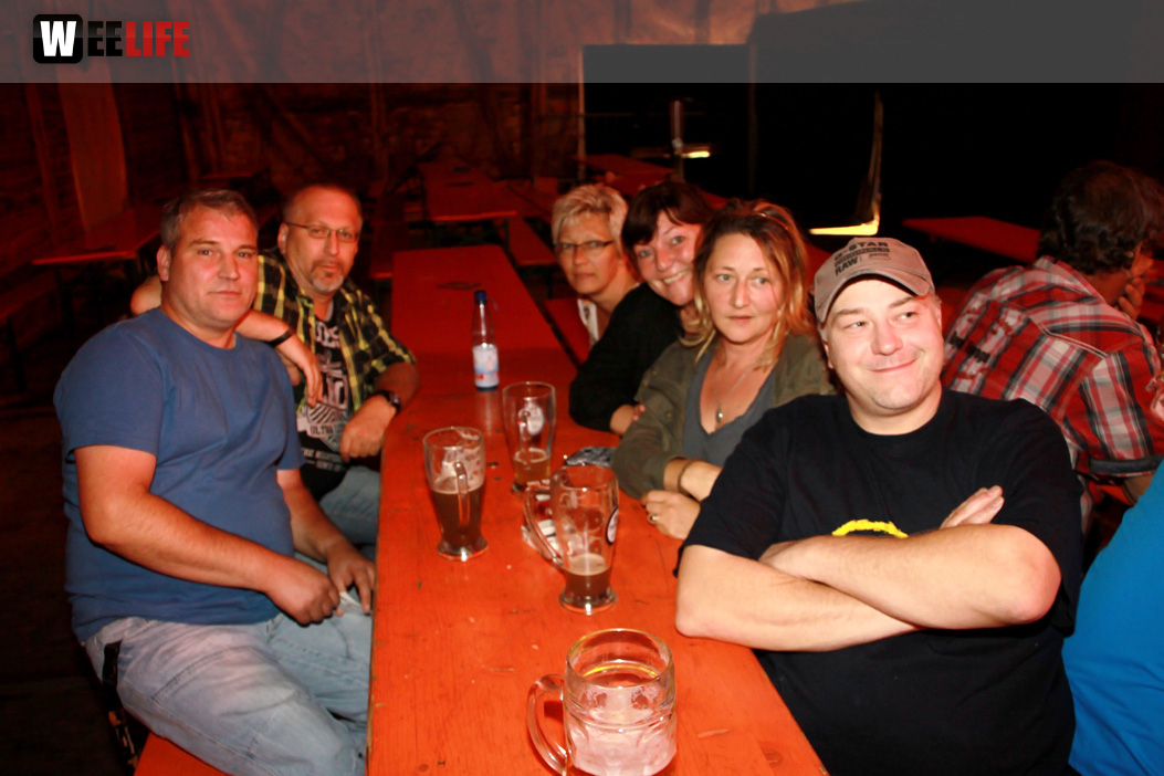 Hofer Volksfest 2014 Abends mit den Stieflziacha
