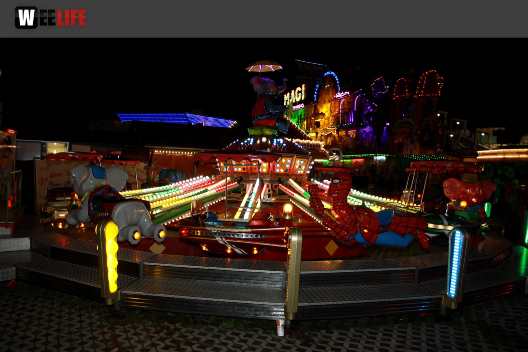 Hofer Volksfest 2014 Abends mit den Stieflziacha