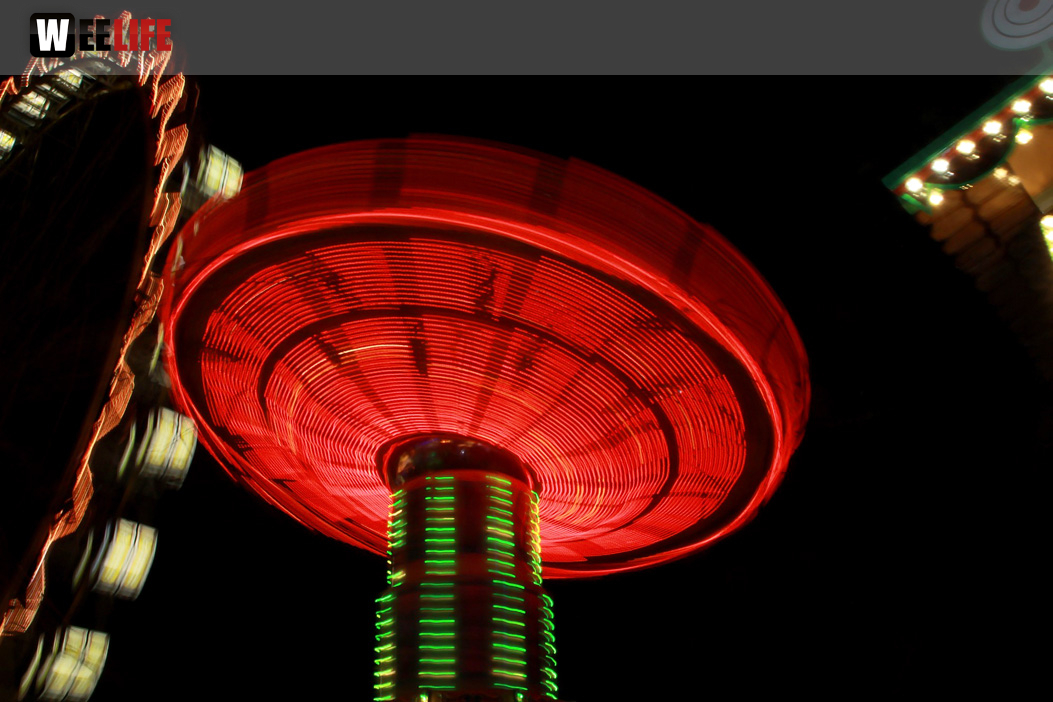 Hofer Volksfest 2014 Abends mit den Stieflziacha