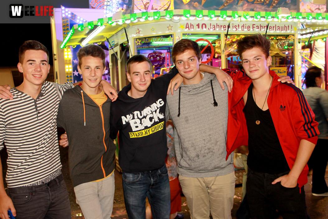 Hofer Volksfest 2014 Abends mit den Stieflziacha