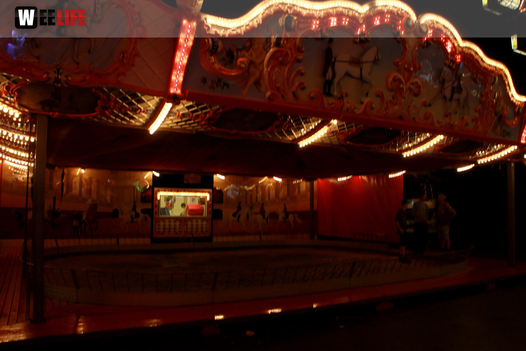 Hofer Volksfest 2014 Abends mit den Stieflziacha