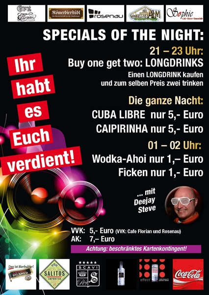 Fotos dieser Veranstaltung: ROSENAU FLORIAN PARTY