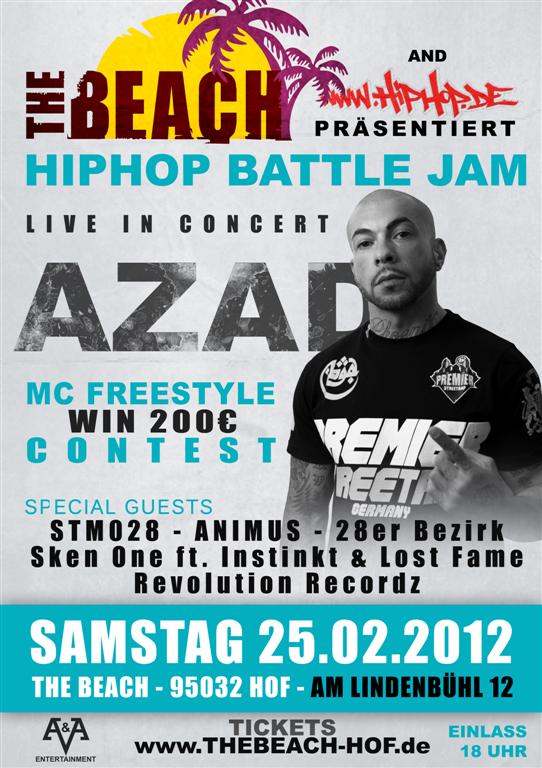 Fotos dieser Veranstaltung: HIPHOP BATTLE JAM & Live Konzert ft. BOZZ MUSIC Star AZAD