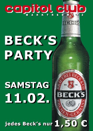 Fotos dieser Veranstaltung: B E C K \' S P A R T Y