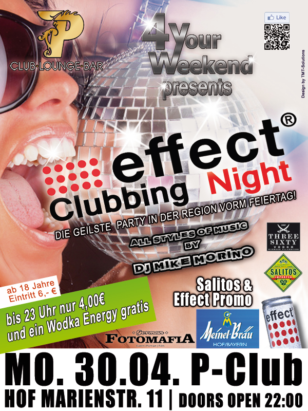 Fotos dieser Veranstaltung: 4 YOUR WEEKEND presents THE EFFECT CLUBBING NIGHT