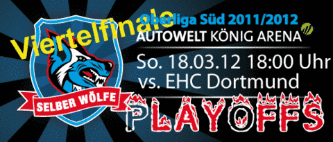 Fotos dieser Veranstaltung: Selber Wölfe - EHC Dortmund