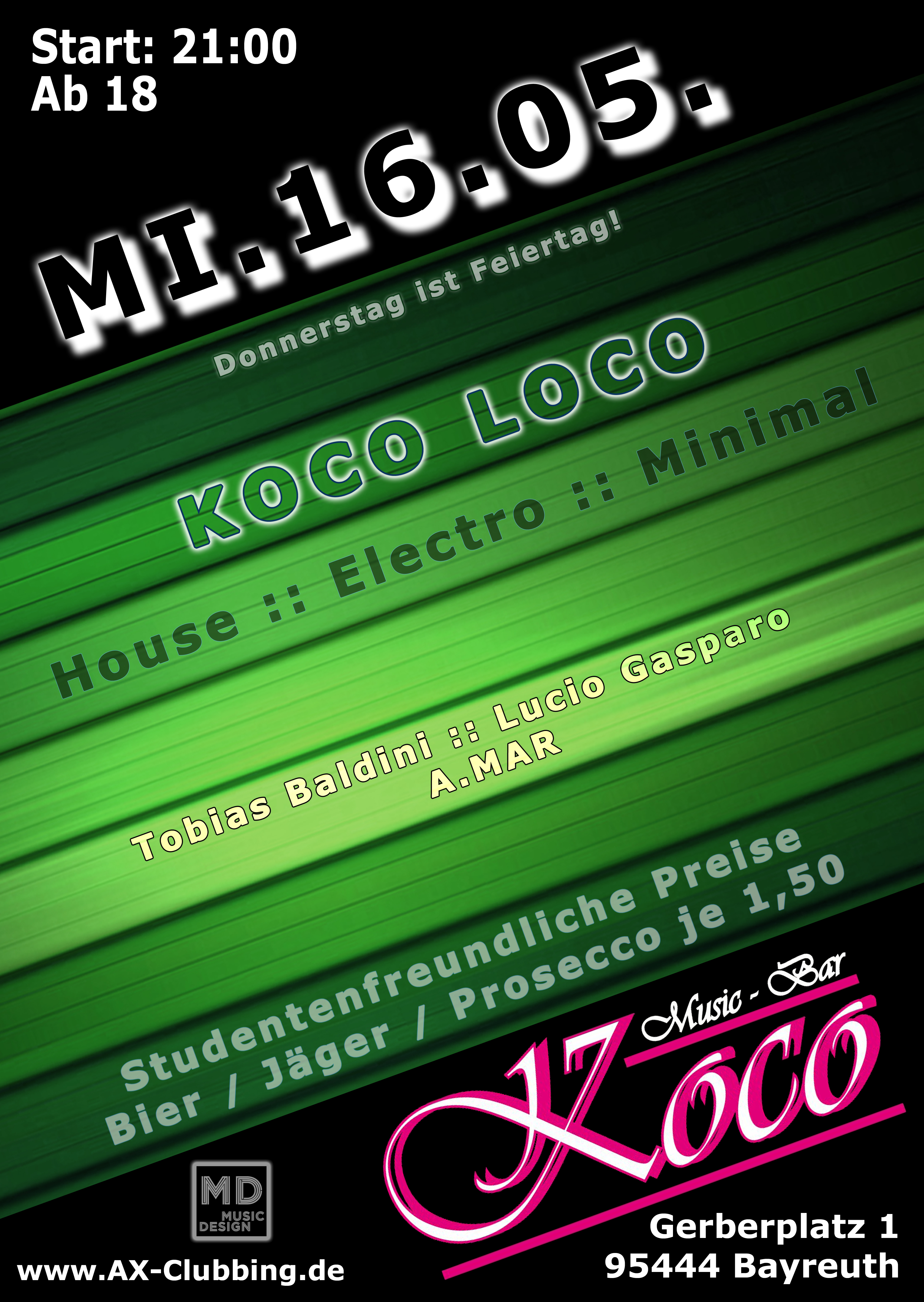 Fotos dieser Veranstaltung: Koco Loco *electronic Music*