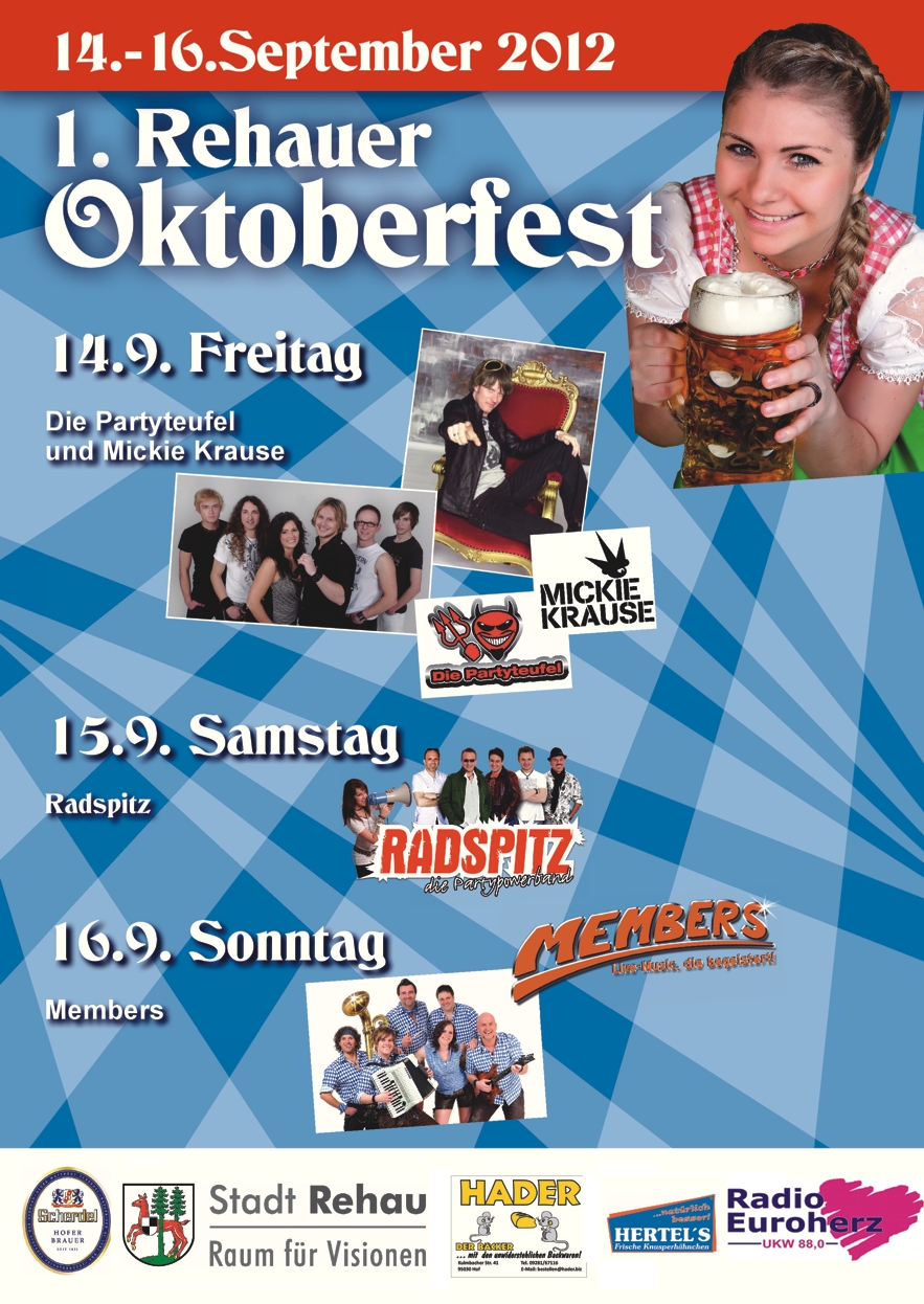 Fotos dieser Veranstaltung: 1. Rehauer Oktoberfest