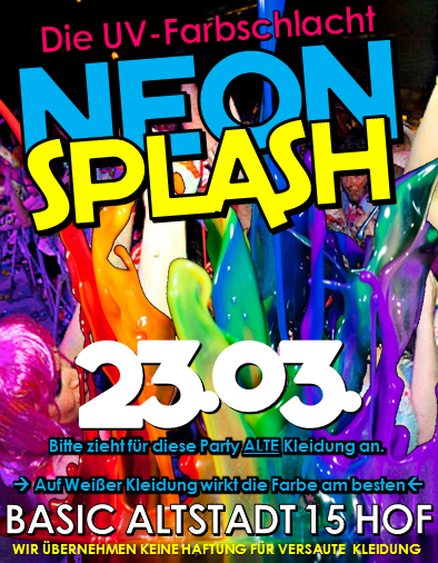 Fotos dieser Veranstaltung: NEON SPLASH- UV Paint Party