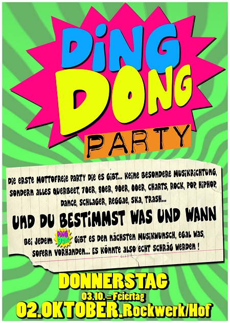 Fotos dieser Veranstaltung: Ding Dong Party