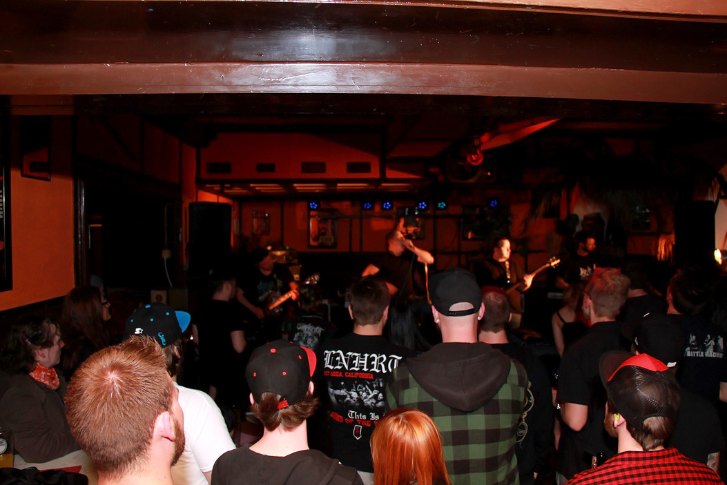 Konzert Mosh Into May III Frogstar Battle Machine Pesterous Mind Heressiah