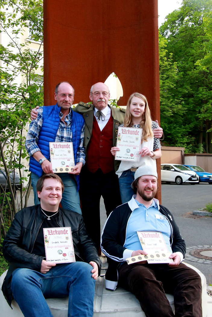 Siegerehrung Bürger- Schlappenschießen 584. Schlappentag Festprogramm^