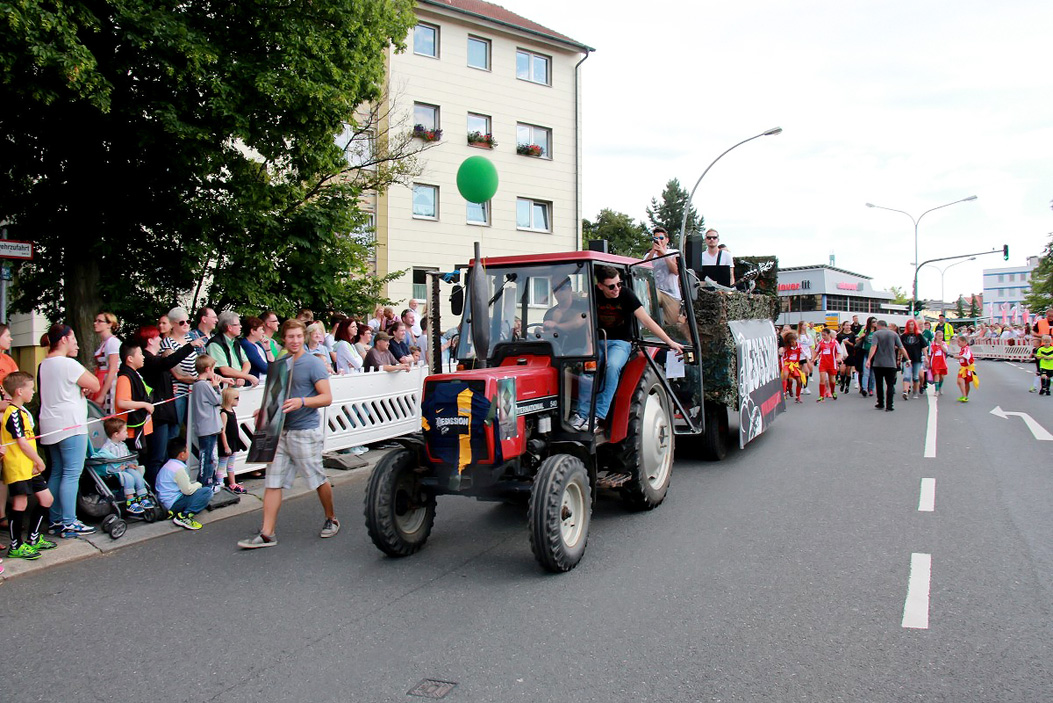 Fotos dieser Veranstaltung: Hofer Volksfest 2016 Festzug Teil 3 29.7.16