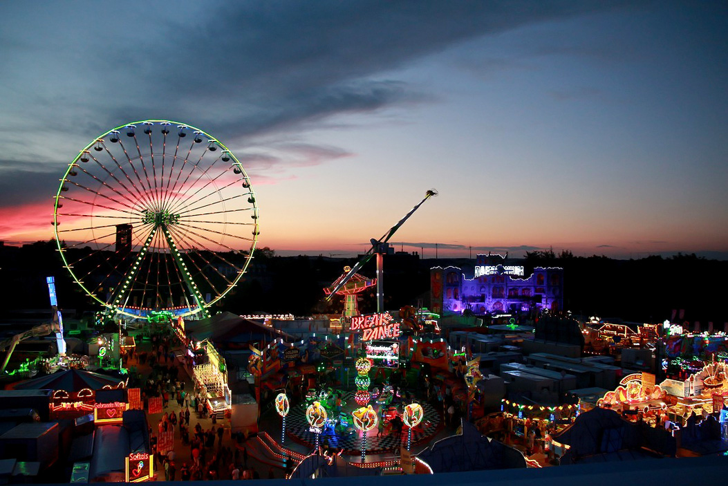 Hofer Volksfest 2016 von Oben