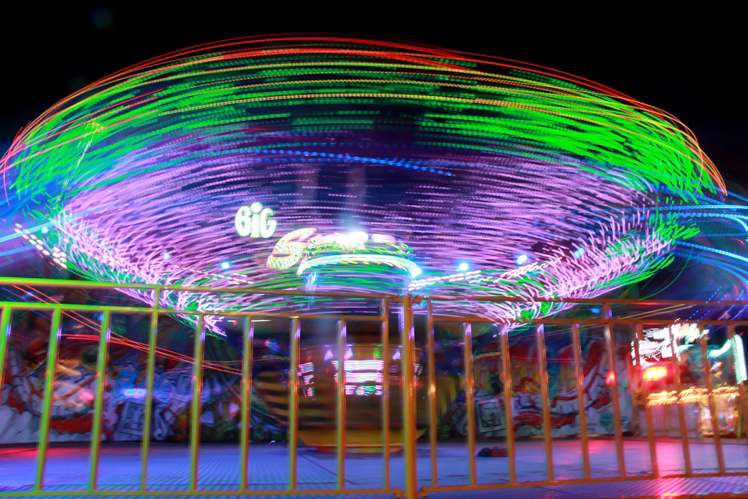 Fotos dieser Veranstaltung: Hofer Volksfest 2016 Tag der Sparkasse Langzeitbelichtung