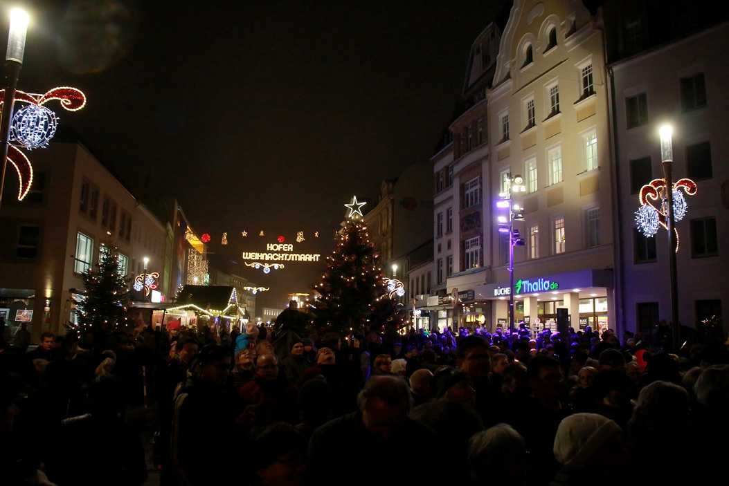 Fotos dieser Veranstaltung: Offizielle Eröffnung Hofer Weihnachtsmarkt  2016