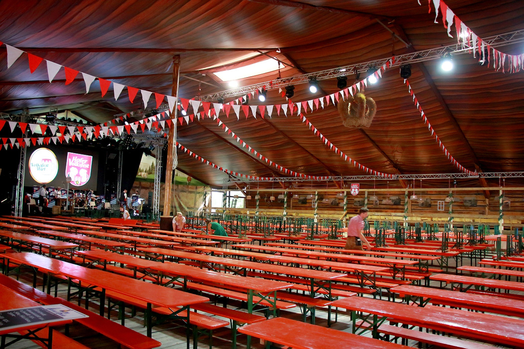 Fotos dieser Veranstaltung: Letzte Vorbereitung Volksfest 2018 27.7.2018