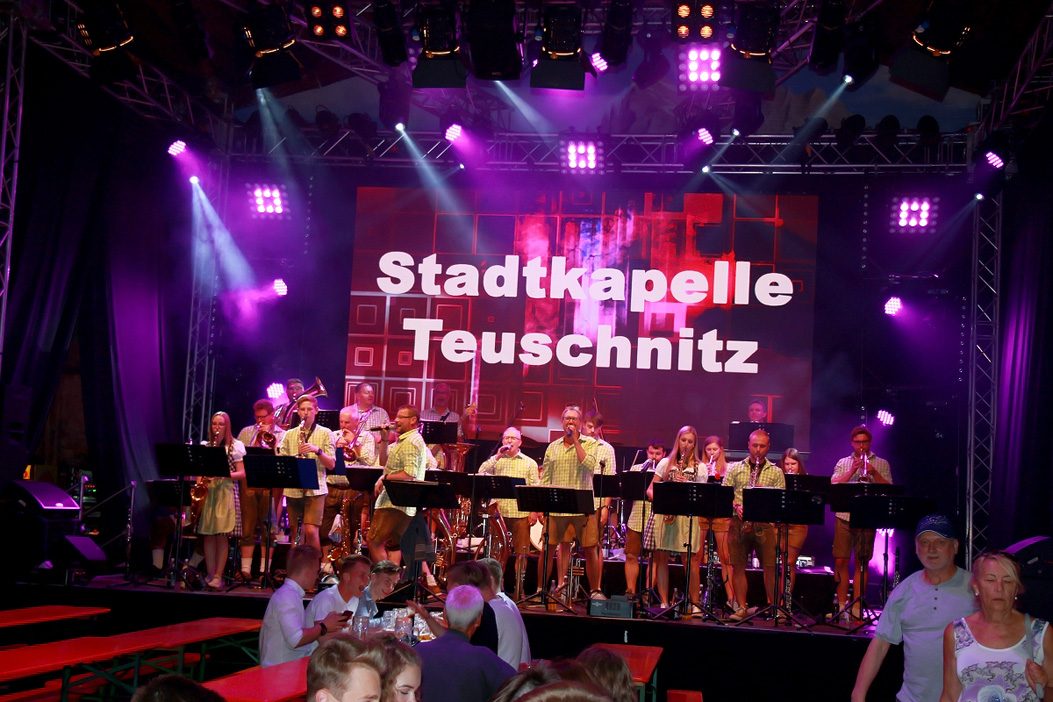 Fotos dieser Veranstaltung: Stadtkapelle Teuschnitz Tag 10 Hofer Volksfest 2018