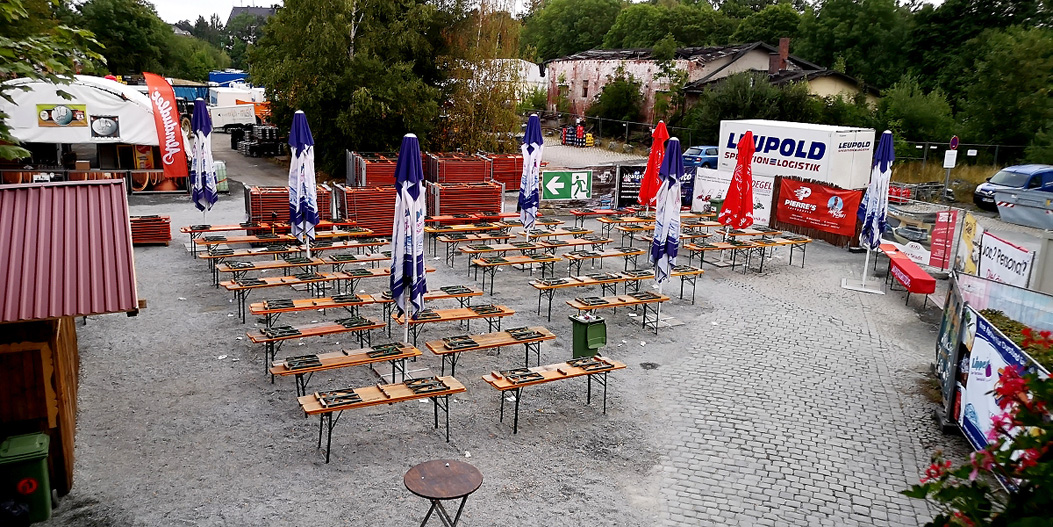 Fotos dieser Veranstaltung: Abbau Hofer Volksfest 2019 5.8.2019-10.8.2019